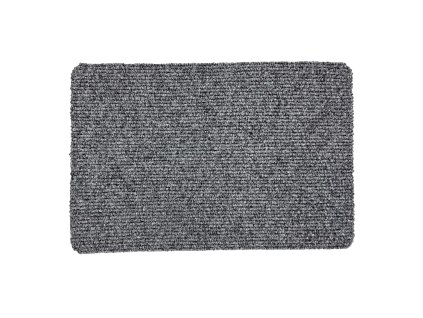 Šedá vnitřní čistící vstupní rohož FLOMA Mega Rib - 50 x 80 x 1,3 cm