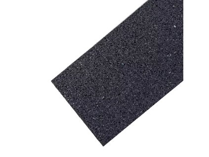 Gumová podložka s ALU folií (pás) pod konstrukci fotovoltaické elektrárny na střechu s hydroizolací z PVC fólie FLOMA UniPad ALU - 200 x 15 x 1 cm