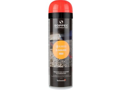 Značkovač SOPPEC, 500ml, červený značkovací sprej