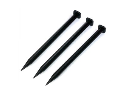 Černý plastový kotvící hřeb SMART - 18,5 cm