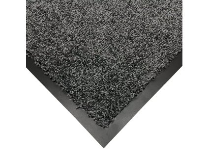 Šedá vnitřní čistící vstupní rohož FLOMA Future - 60 x 90 x 0,5 cm