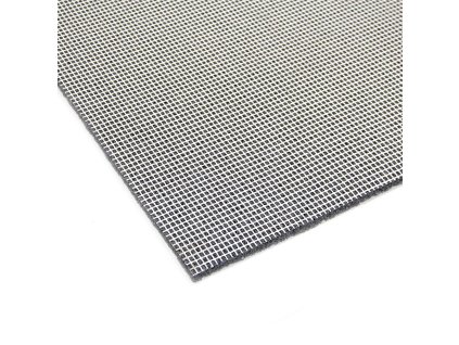 Šedá vinylová protiskluzová sprchová rohož (role) FLOMA Spaghetti - 6 m x 120 cm x 1,2 cm