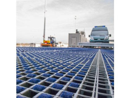 Modrý náhradní čistící kartáč pro kartáčové vstupní rohože FLT-PRM, FLT-ECO FLOMA