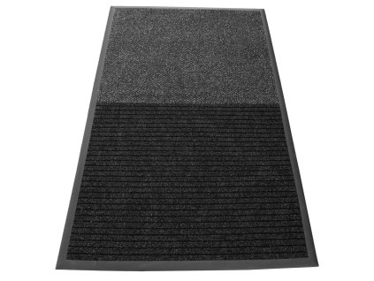 Antracitová dvouzónová vstupní rohož FLOMA DUO VIP - 300 x 100 x 1,4 cm