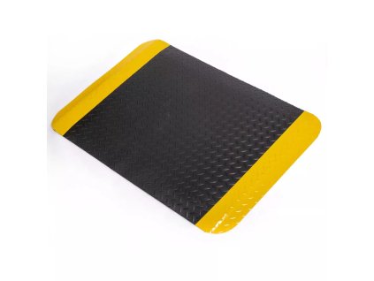 Černá vstupní čisticí protiúnavová protiskluzová rohož - 60 x 90 x 1,5 cm