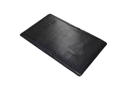 Černo-žlutá vstupní čisticí protiúnavová protiskluzová rohož - 60 x 90 x 1,5 cm