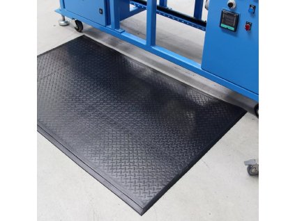 Černo-žlutá pěnová protiúnavová dvouvrstvá rohož - 60 x 90 x 1,5 cm