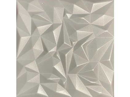 Stropní a stěnový panel 3D pyram bílá 50x50 cm (bal. 2m2)