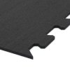 Gumová antivibrační tlumící modulová puzzle rohož (okraj) FLOMA UniPad S850 - 100 x 100 x 0,8 cm
