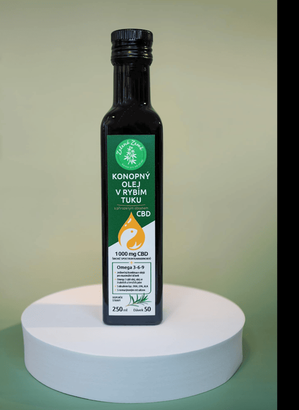 CBD halolajban