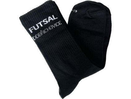 Ponožky Futsal Dobřichovice černé (Velikost 33-37, Barva Černá)