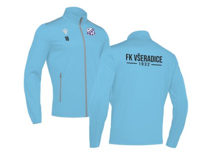 Vycházková mikina tyrkysová Všeradice (Velikost 2XL, Barva Tyrkysová)