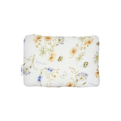 Plochý polštář z mušelínu Louka