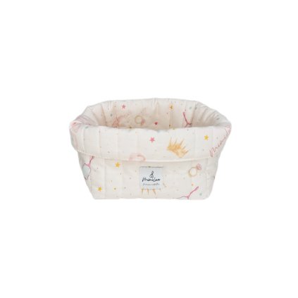 Malý prošívaný úložný organizér Růžové království