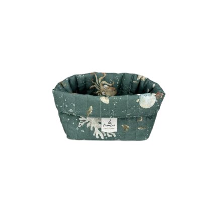 Malý prošívaný úložný organizér Oceán Blue