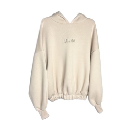 Dámská mikina Trendy MAMA Světle béžová