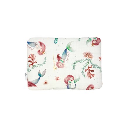 Plochý polštář z mušelínu Mořská panna
