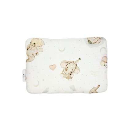 Plochý polštář z mušelínu Slůňata