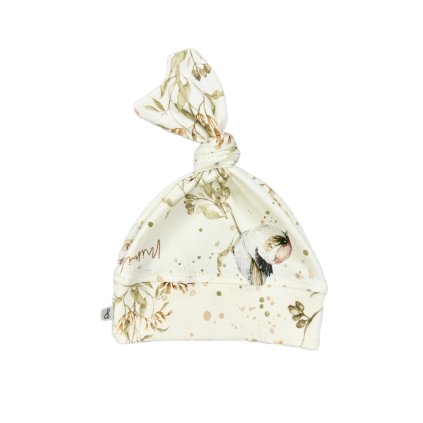 Kojenecká čepička srdíčko 3-6m. Golden Birds