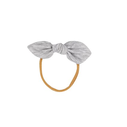 Čelenka s mašlí v univerzální velikosti Šedá