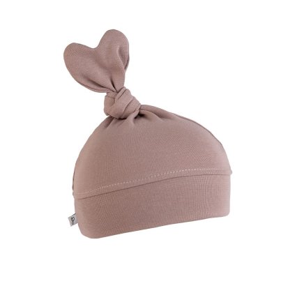 KOJENECKÁ ČEPIČKA PUDROVĚ HNĚDÁ