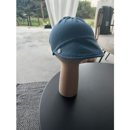 Bavlněný dětský šátek s kšiltem 1 5 let Oceán (1)