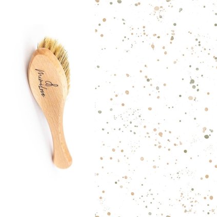 Kartáč na vlásky s praktickou plenkou Confetti - střední tvrdost