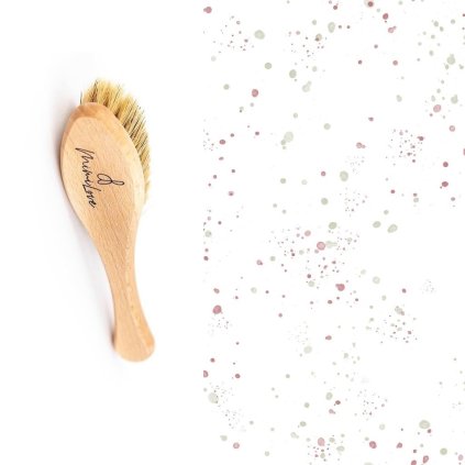 Kartáč na vlásky s praktickou plenkou Confetti rose- střední tvrdost