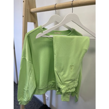 Dámská tepláková souprava Mimilove vel. S/M Limonková