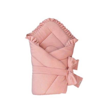 Zavinovačka s volánkem Pudrová růž