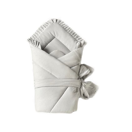 Zavinovačka s volánkem Šedá