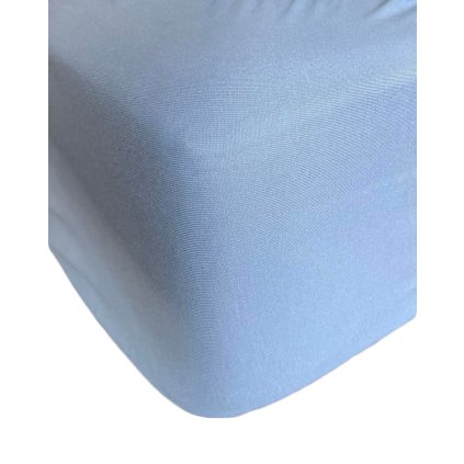 Bavlněné prostěradlo do kolébky a košíků 40x90cm Modré
