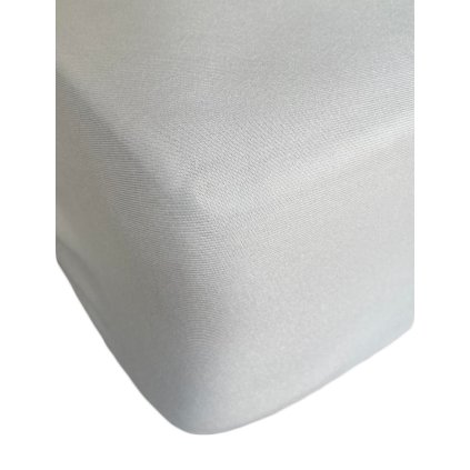 Bavlněné prostěradlo do kolébky a košíků 40x90cm Šedé