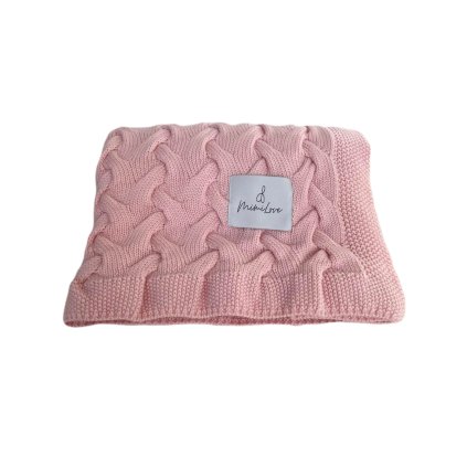 Merino - vzor copánky Růž