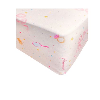 Bavlněné prostěradlo na přebalovací podložku 50x70 cm Růžové království