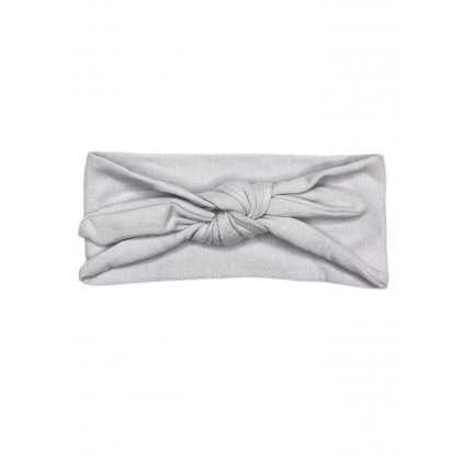 Čelenka s mašlí 6-24 měsíců Šedá bambus