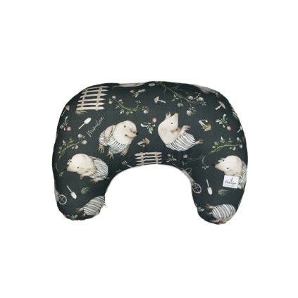 Náhradní potah na kojící polštář Krtek Black