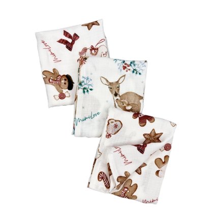 Sada mušelínových plen Perníčky Limited Edition