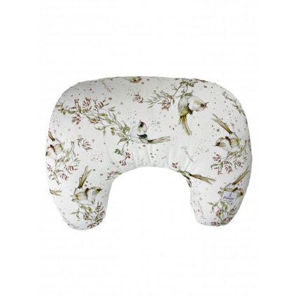 Náhradní potah na kojící polštář Golden Birds Rose