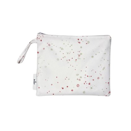 Malá nepromokavá taška Mimilove Confetti rose 24x20 cm