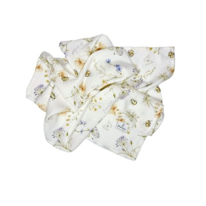 Mušelínová plenka 75x75 cm Louka