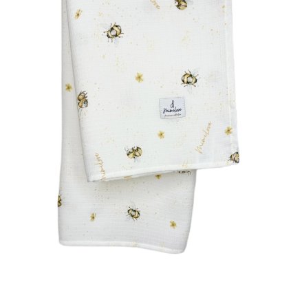 Mušelínová plenka 100x100 cm Čmeláčci