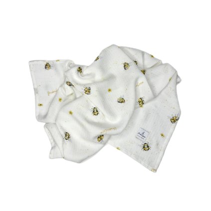 Mušelínová plenka 75x75 cm Čmeláčci