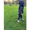 Dětský zateplený overal králíček 18-36m. Grafit