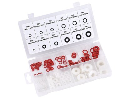 Sada podložek, fíbr, nylon,  200 ks - TC565003