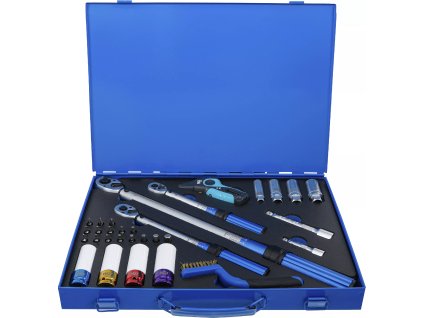 Sada momentových klíčů 1/4", 3/8", 1/2", 31dílná, BGS - B74305