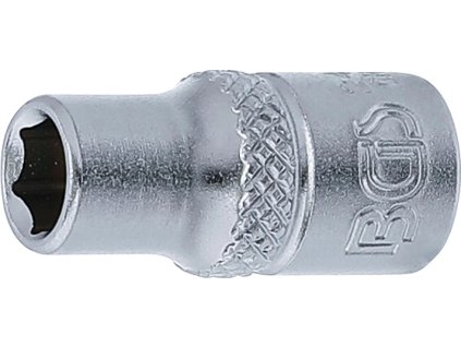 Nástrčná hlavice šestihranná,1/4", 6 mm, BGS - B2478
