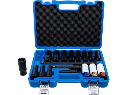 Sada silových nástrčných klíčů, šestihran 1/2", 10 - 24 mm, 18 ks - B5202