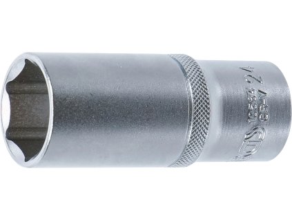 Nástrčná hlavice šestihranná, 1/2", 24 mm, prodloužená - B10564