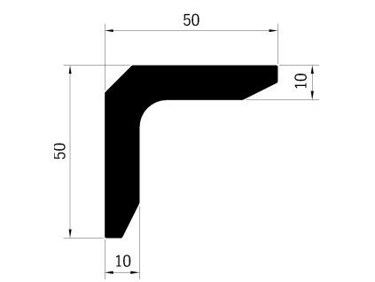 profil l 50 x 50 x 10 mm